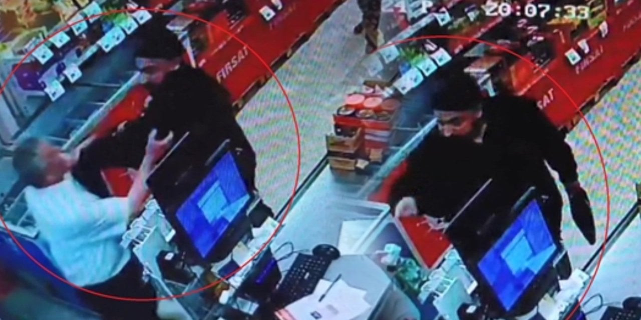 Markette Cinayetle Biten Kavga! Dehşet Anları Kamerada